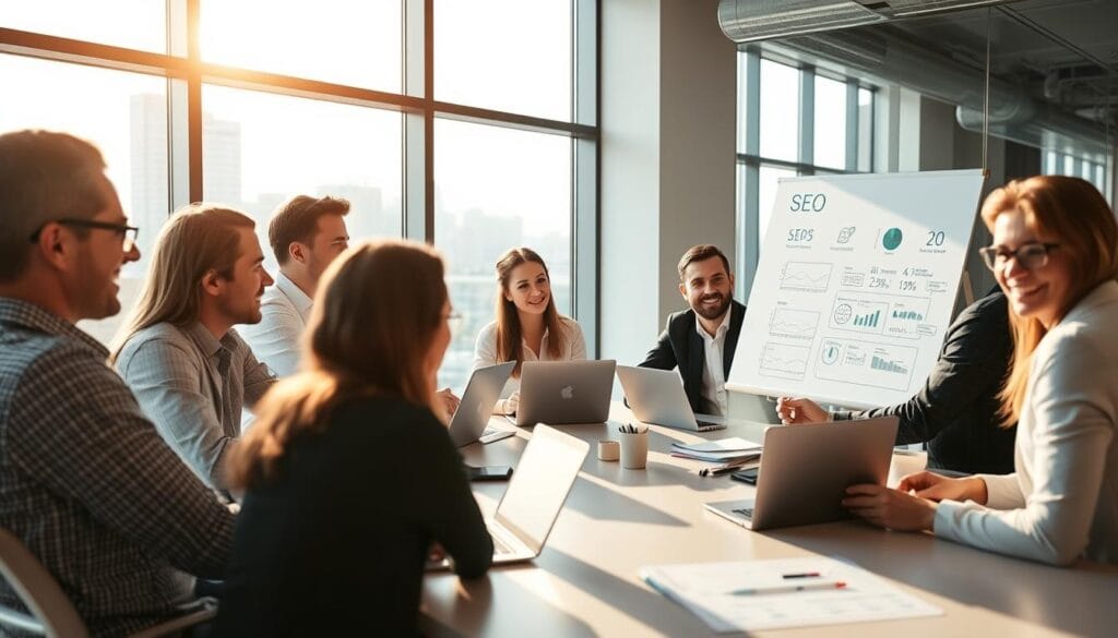 SEO strategy team collaboration